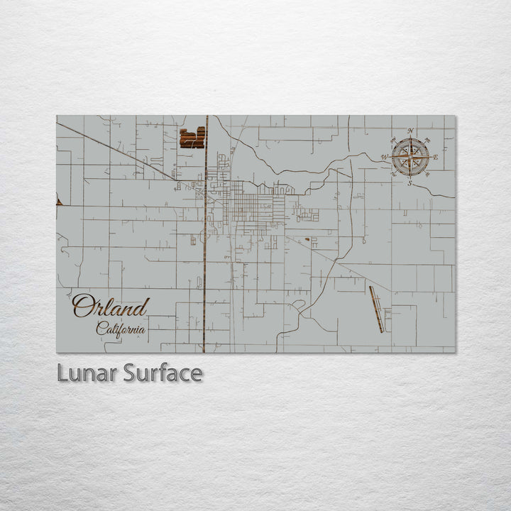 Orland, California Street Map