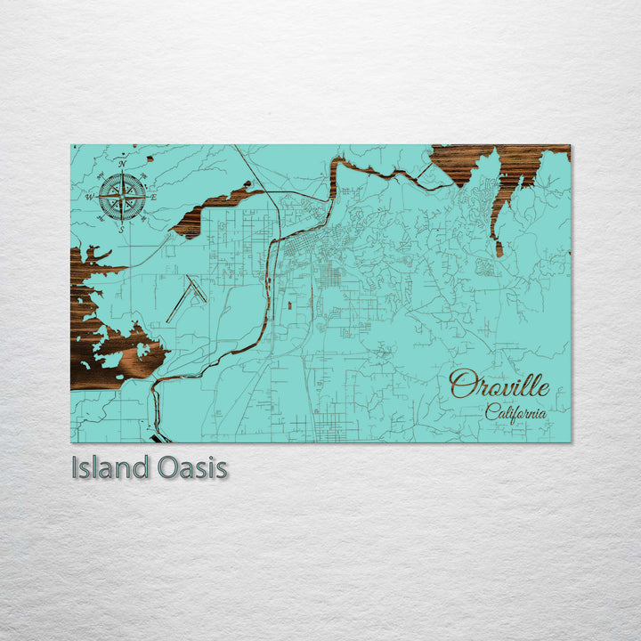 Oroville, California Street Map