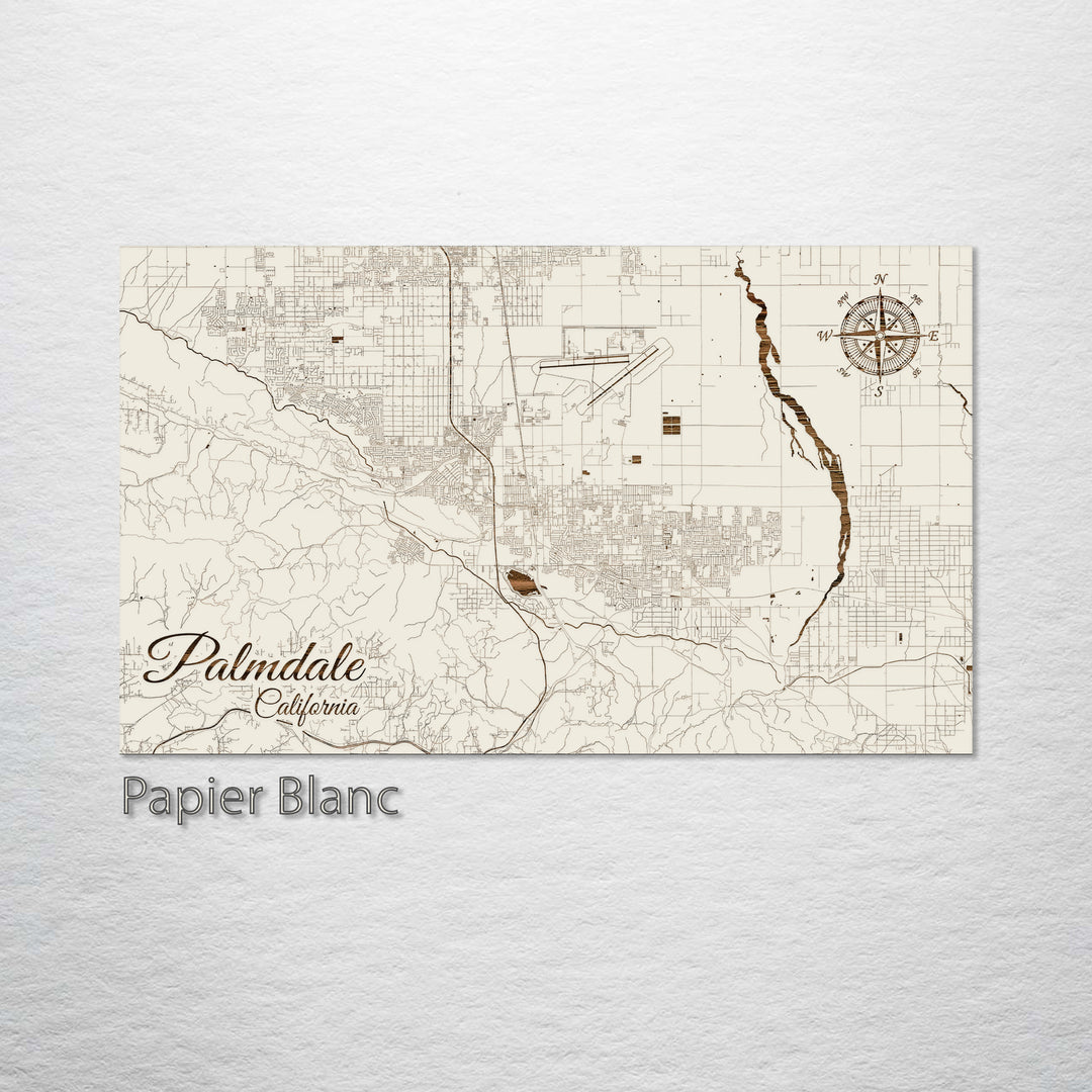 Palmdale, California Street Map