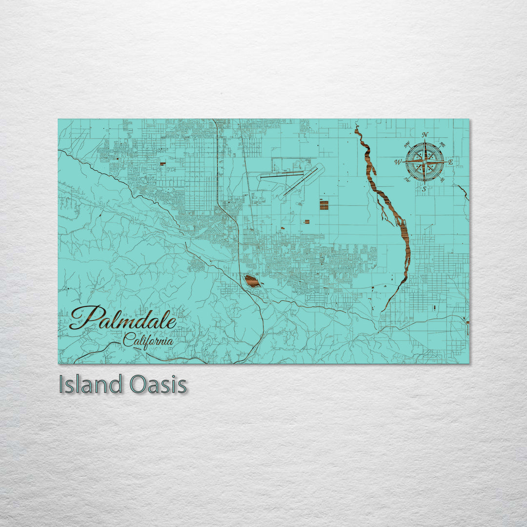 Palmdale, California Street Map