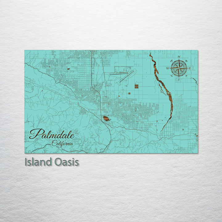 Palmdale, California Street Map