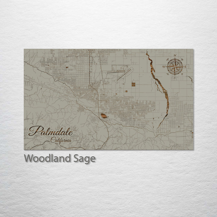 Palmdale, California Street Map