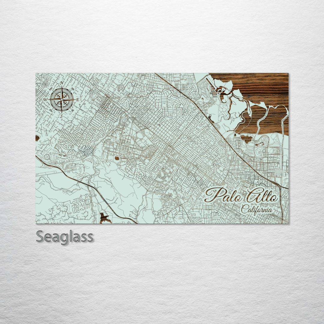 Palo Alto, California Street Map