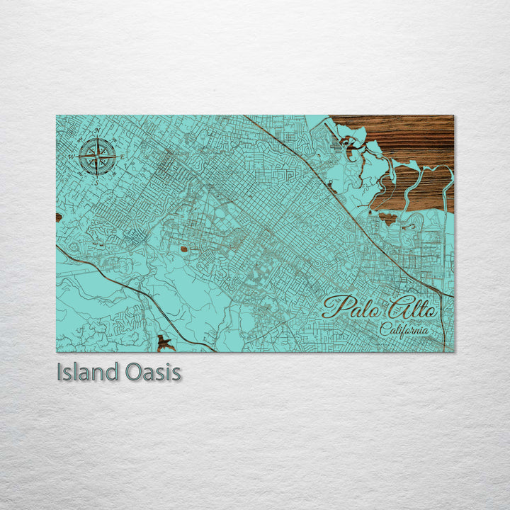 Palo Alto, California Street Map