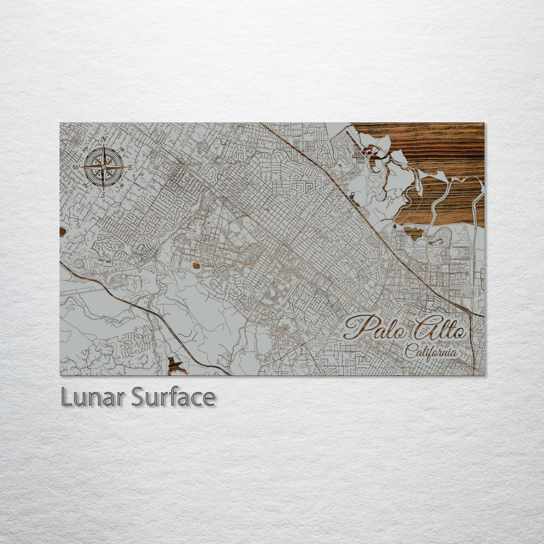 Palo Alto, California Street Map