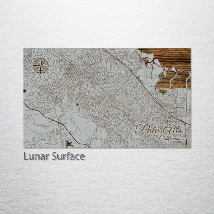 Palo Alto, California Street Map