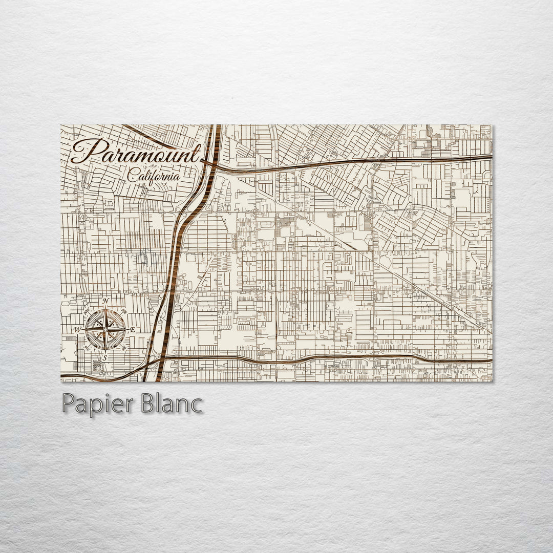 Paramount, California Street Map