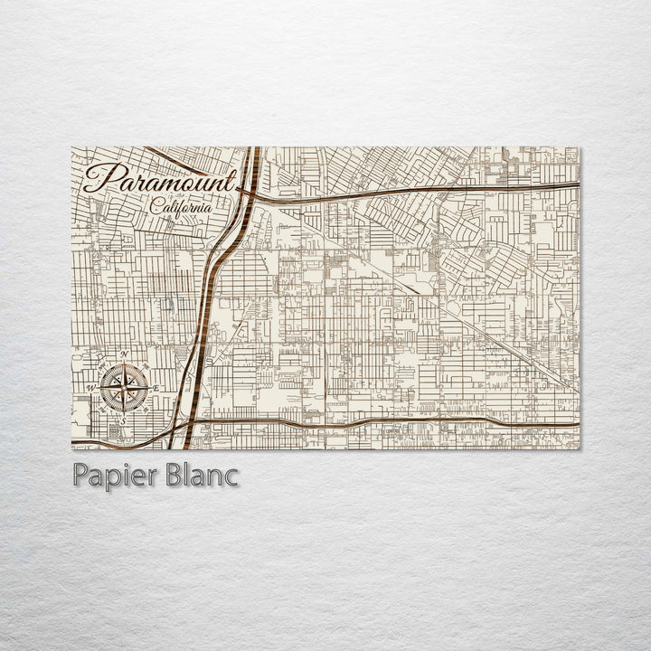 Paramount, California Street Map