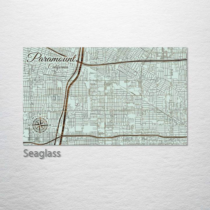 Paramount, California Street Map