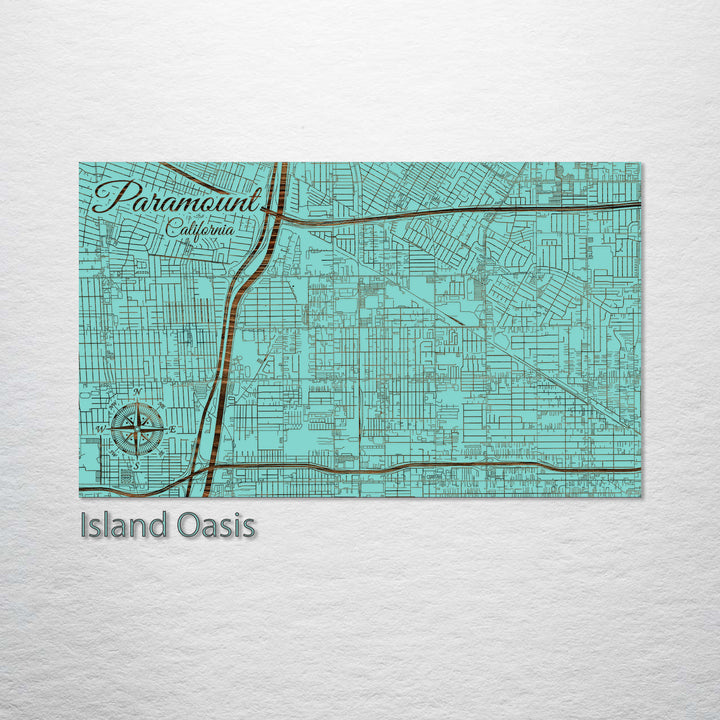 Paramount, California Street Map