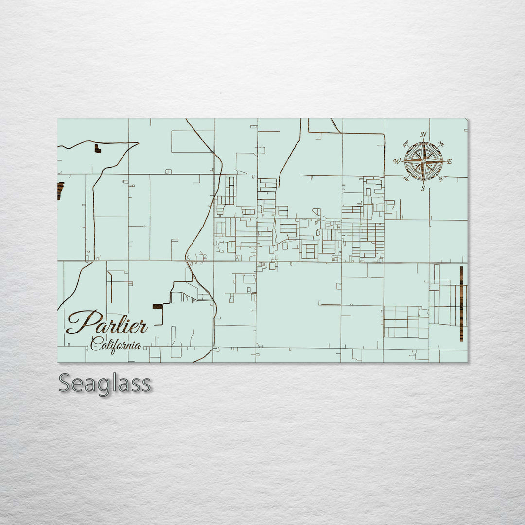 Parlier, California Street Map