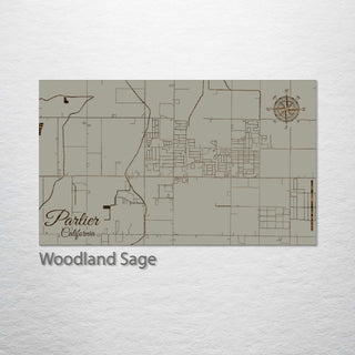 Parlier, California Street Map