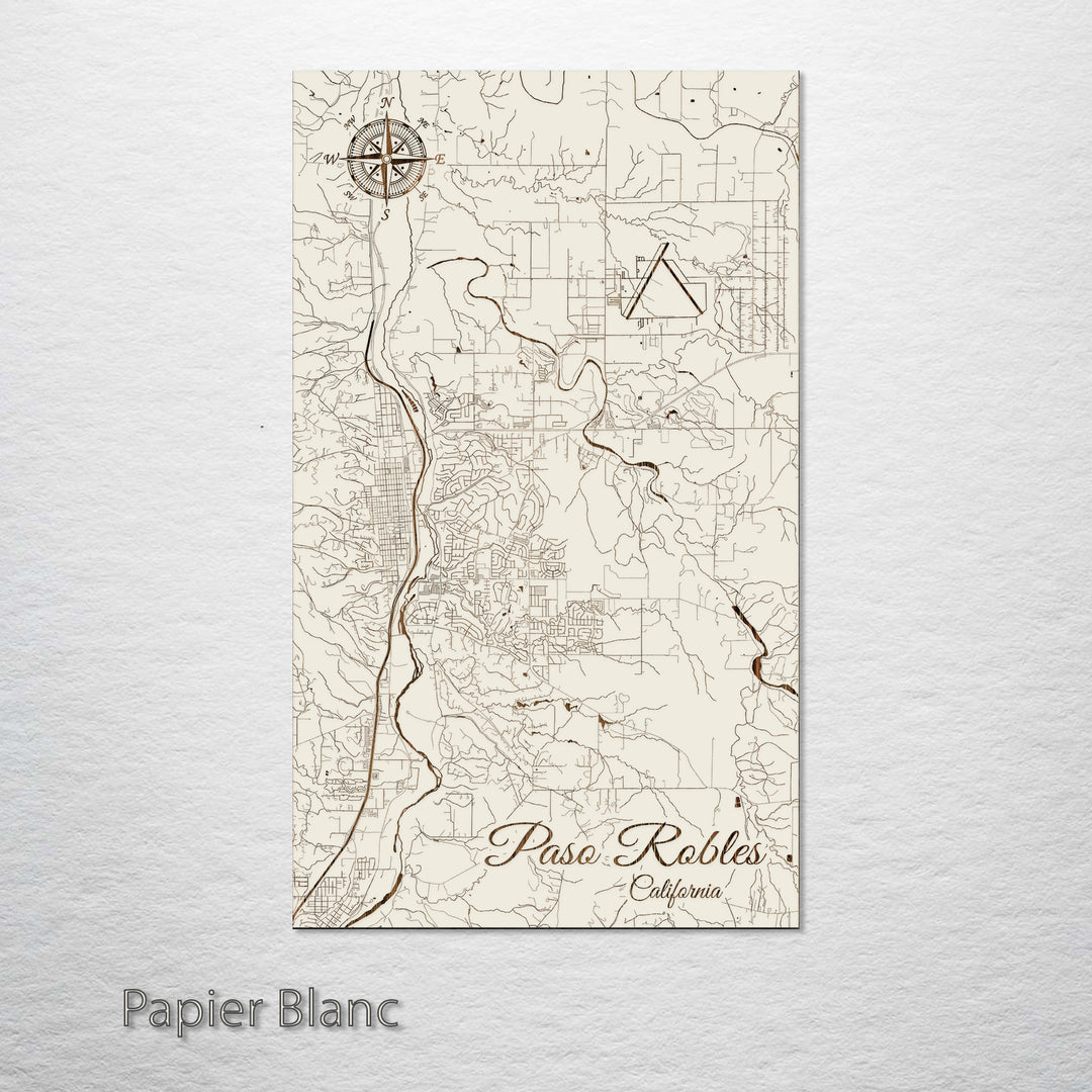 Paso Robles, California Street Map