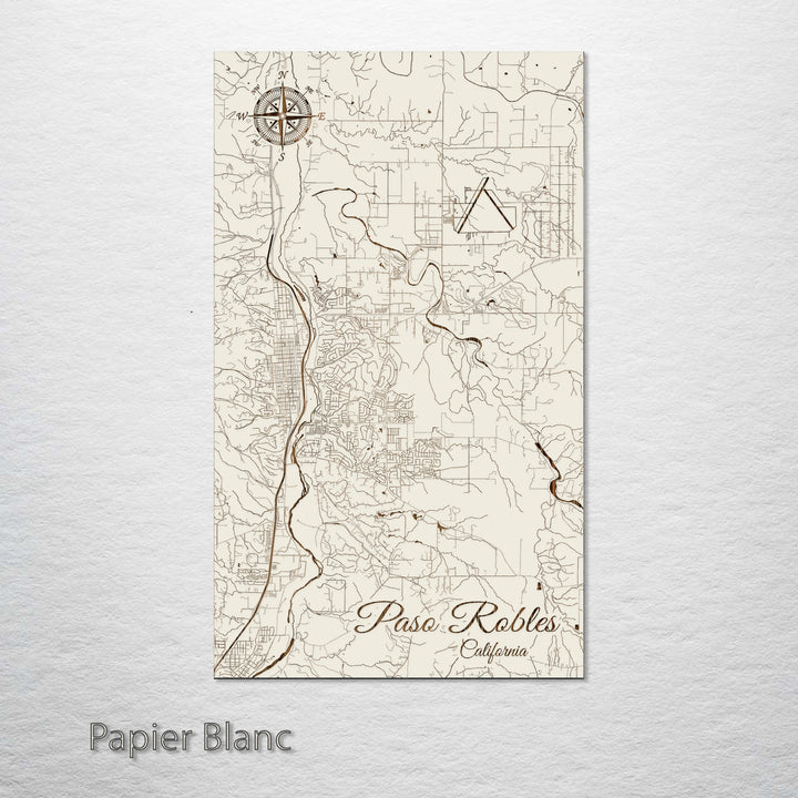 Paso Robles, California Street Map