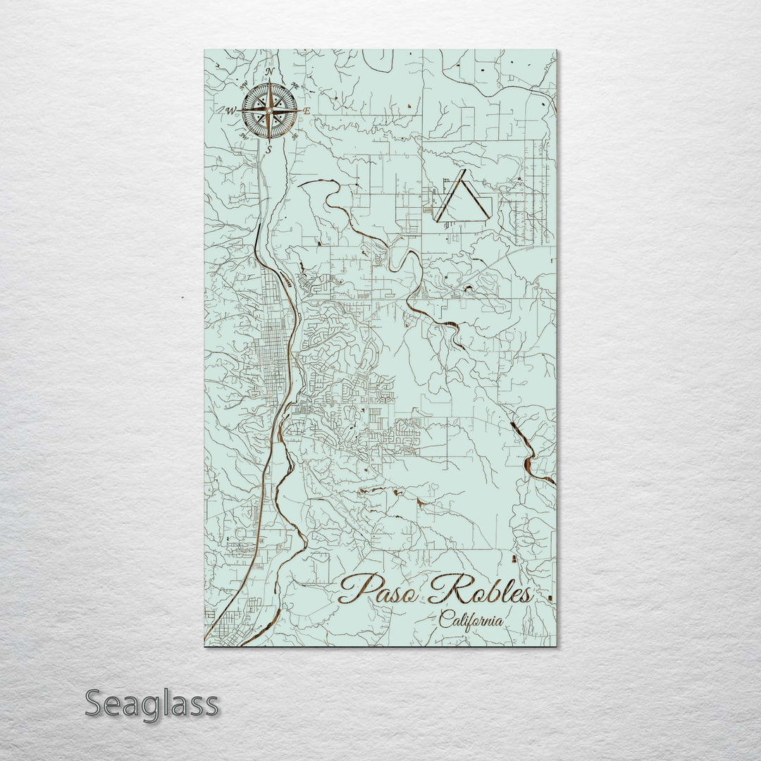 Paso Robles, California Street Map