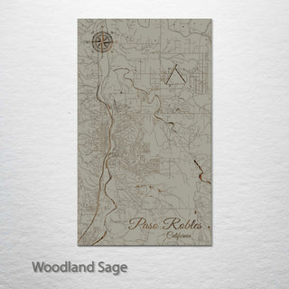 Paso Robles, California Street Map