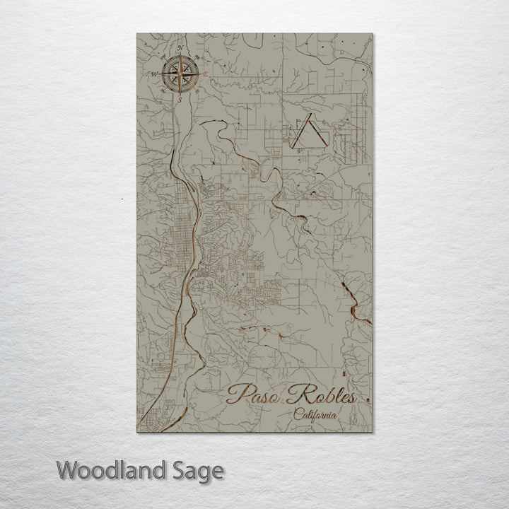 Paso Robles, California Street Map