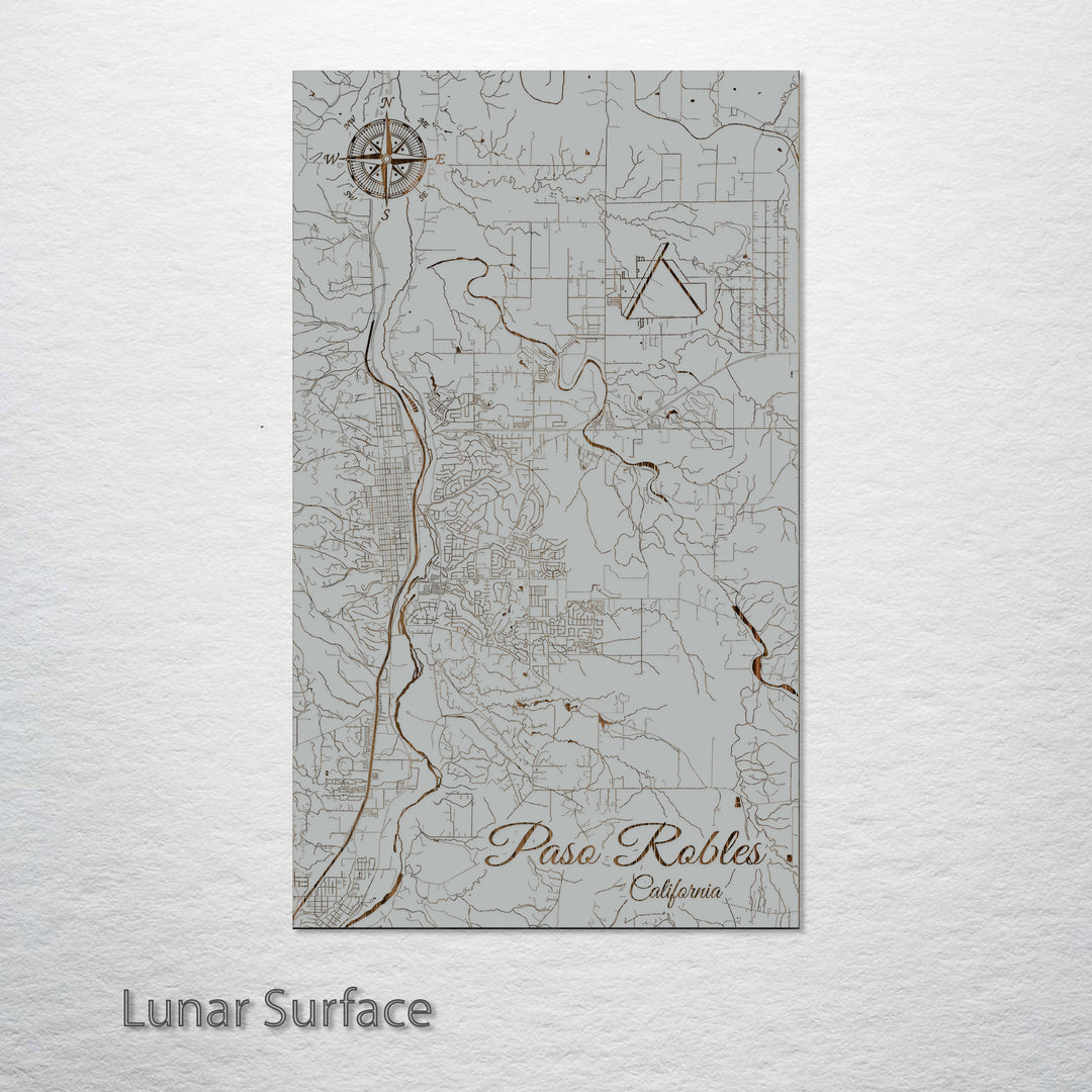 Paso Robles, California Street Map