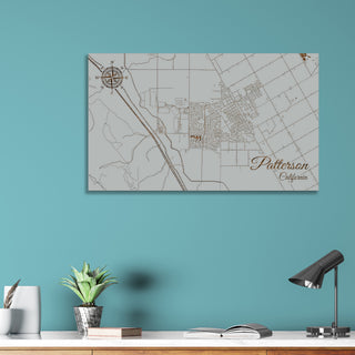 Patterson, California Street Map