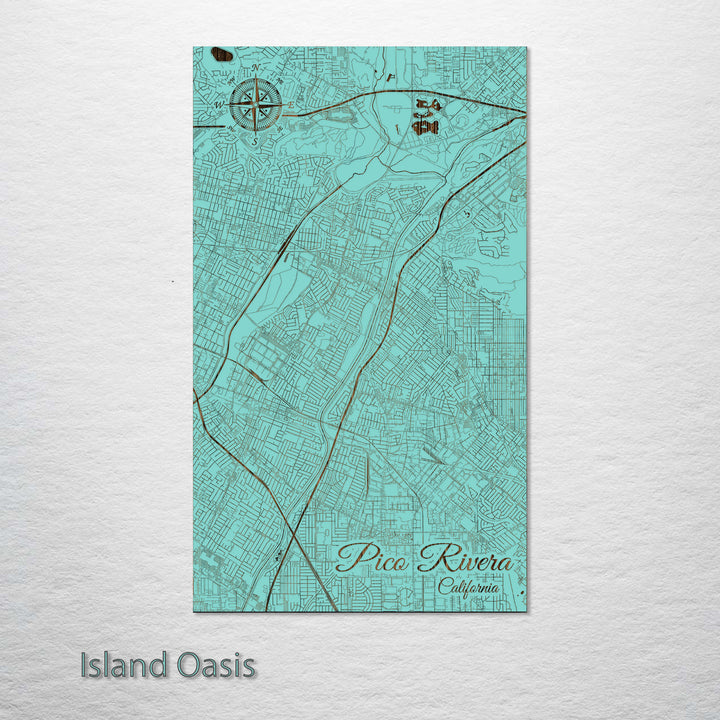 Pico Rivera, California Street Map