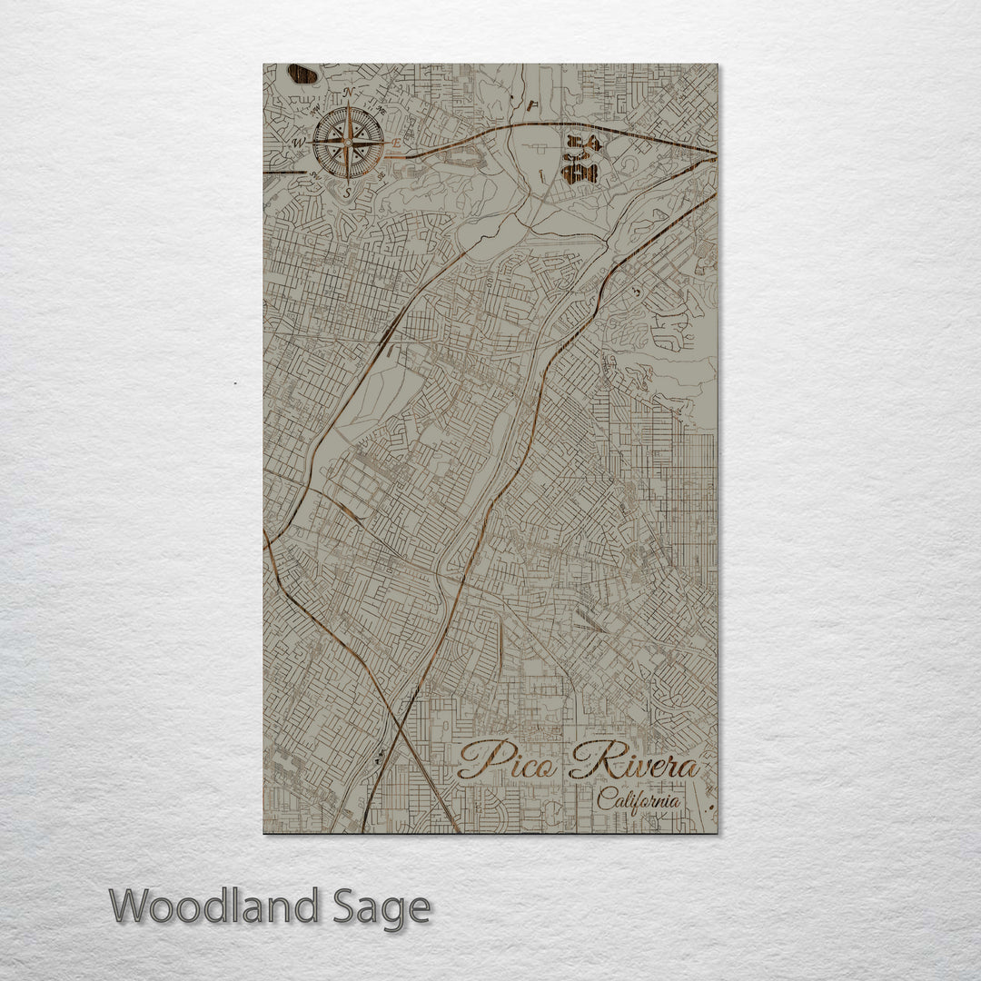 Pico Rivera, California Street Map