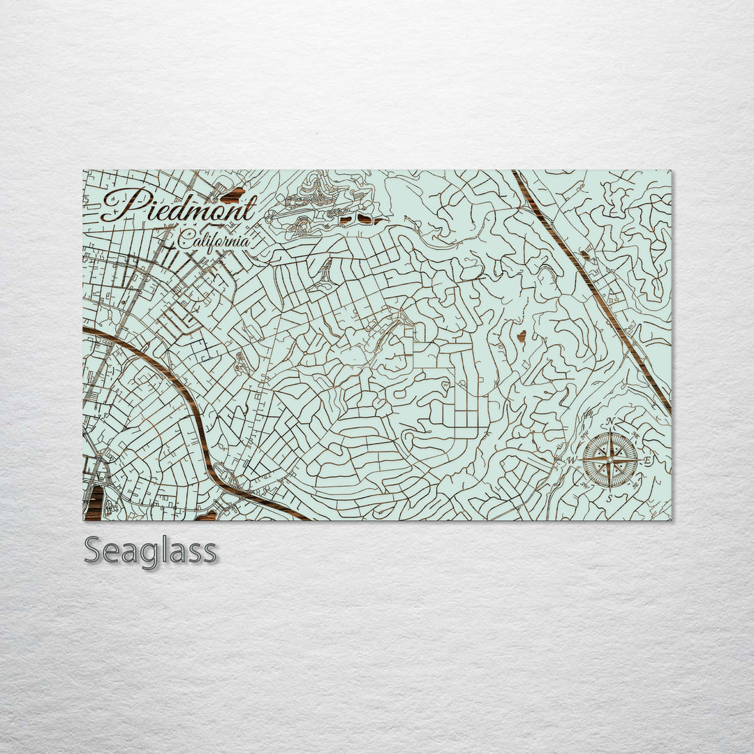 Piedmont, California Street Map