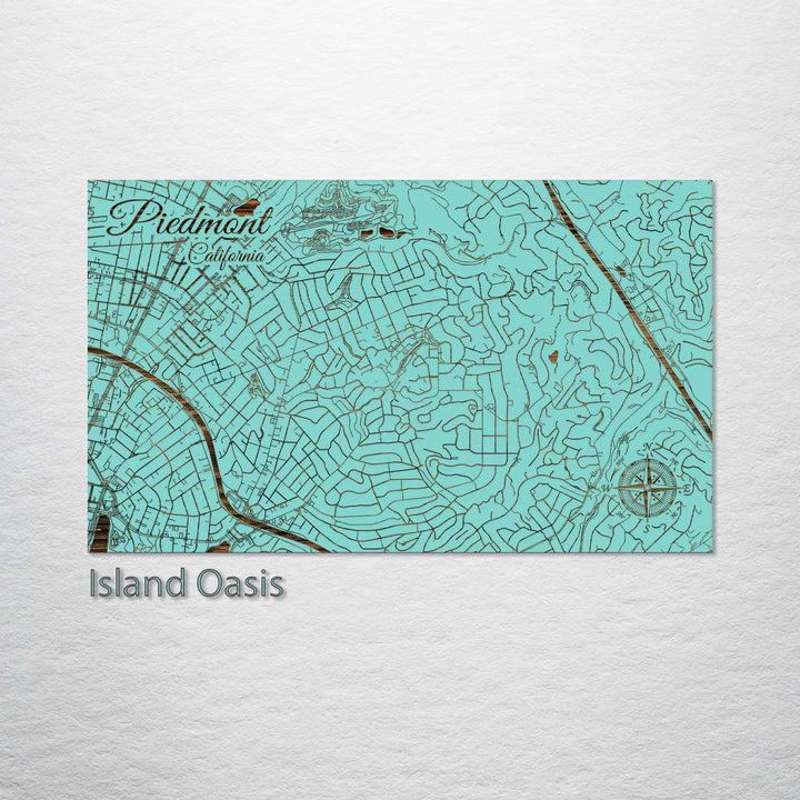 Piedmont, California Street Map