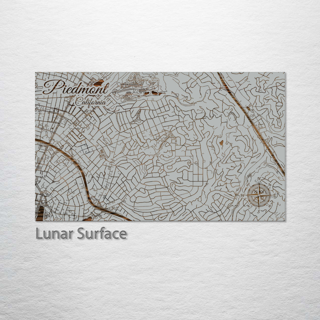 Piedmont, California Street Map