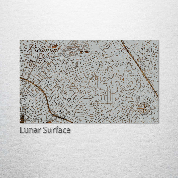 Piedmont, California Street Map