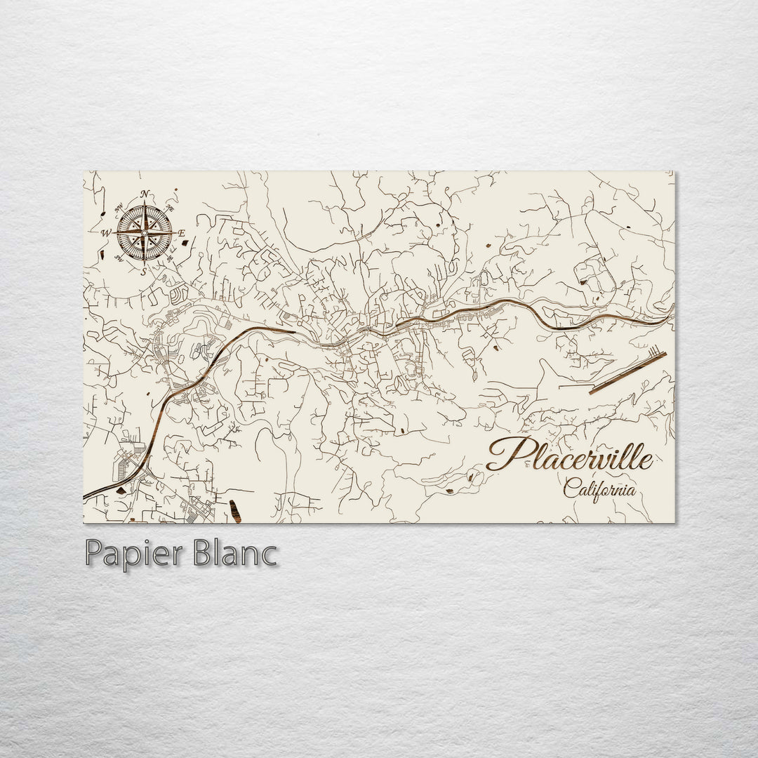 Placerville, California Street Map