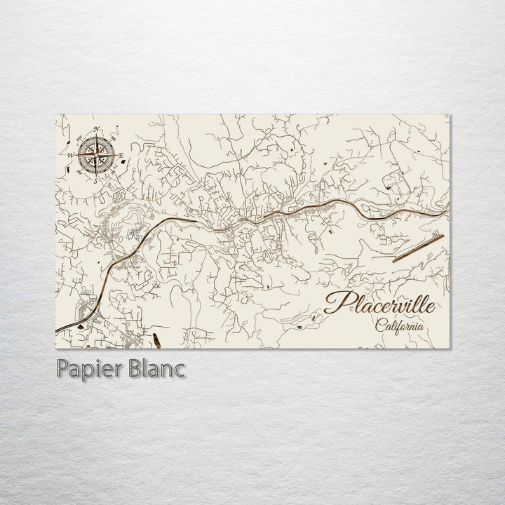 Placerville, California Street Map