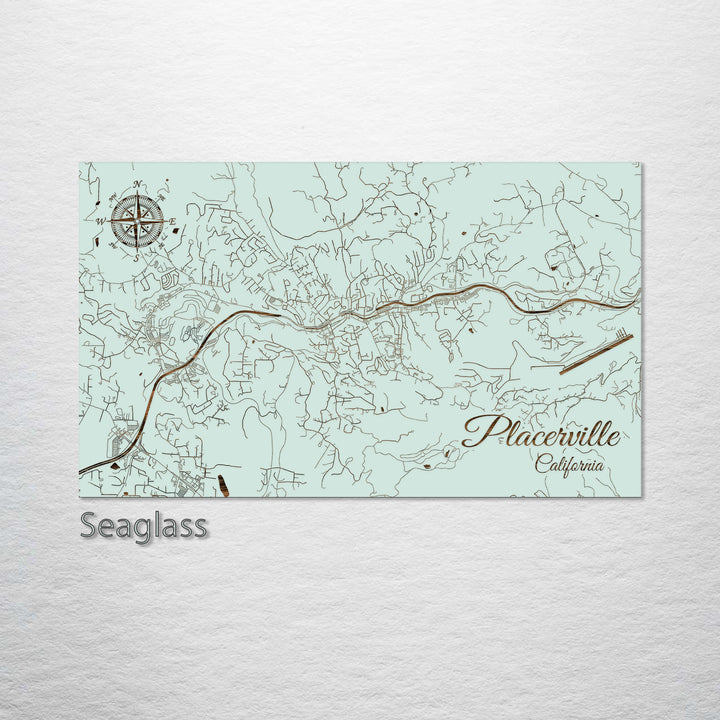 Placerville, California Street Map