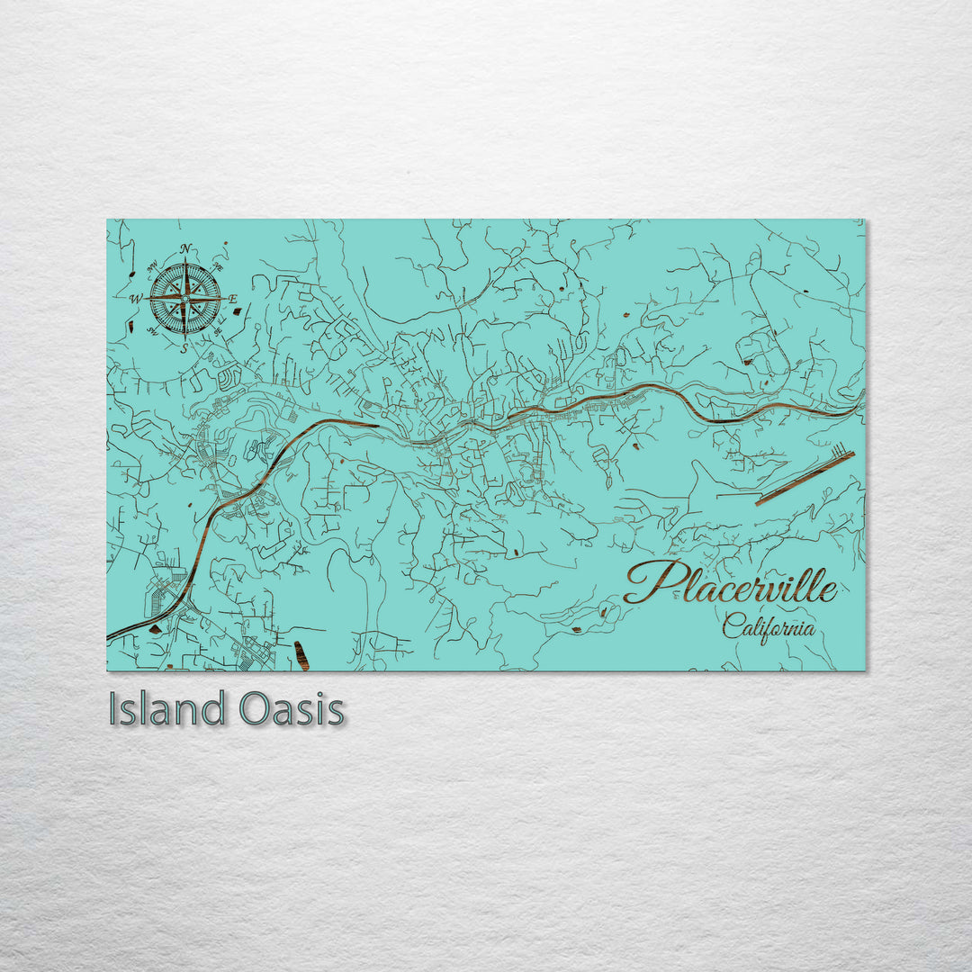 Placerville, California Street Map