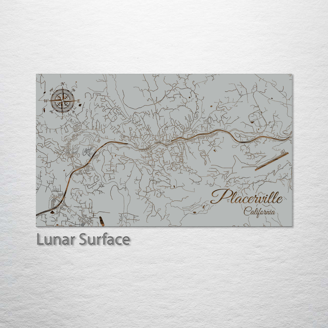 Placerville, California Street Map