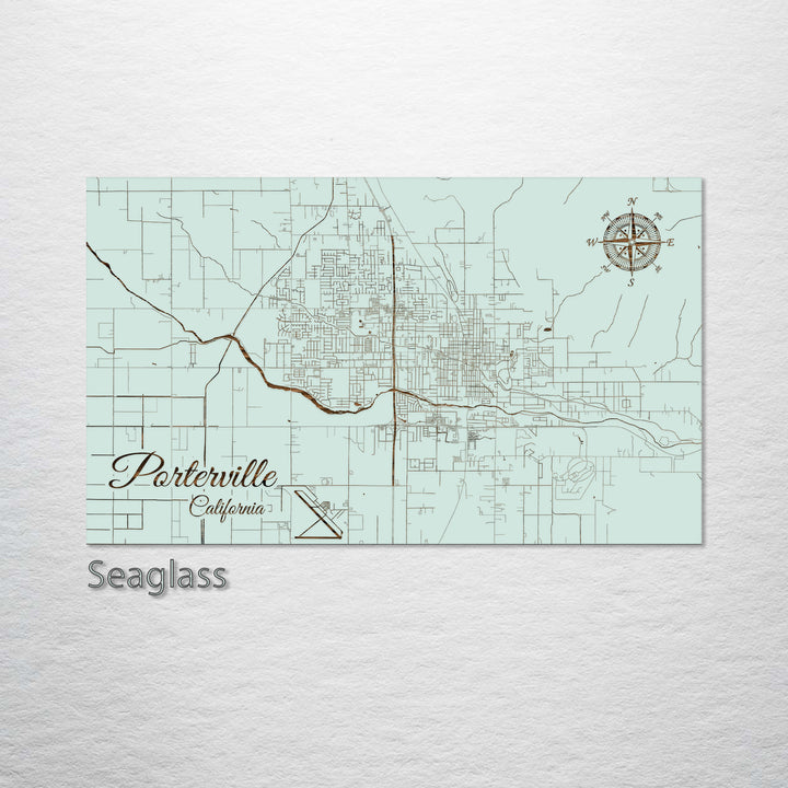 Porterville, California Street Map