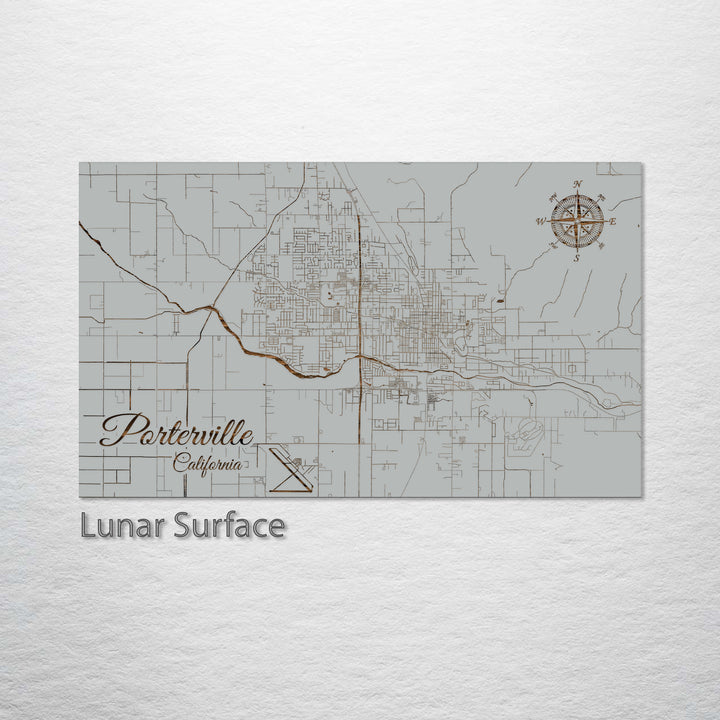 Porterville, California Street Map
