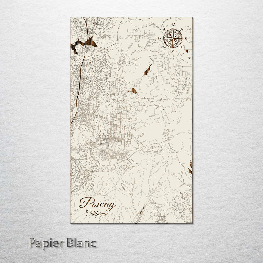 Poway, California Street Map