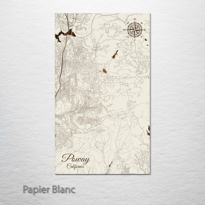 Poway, California Street Map