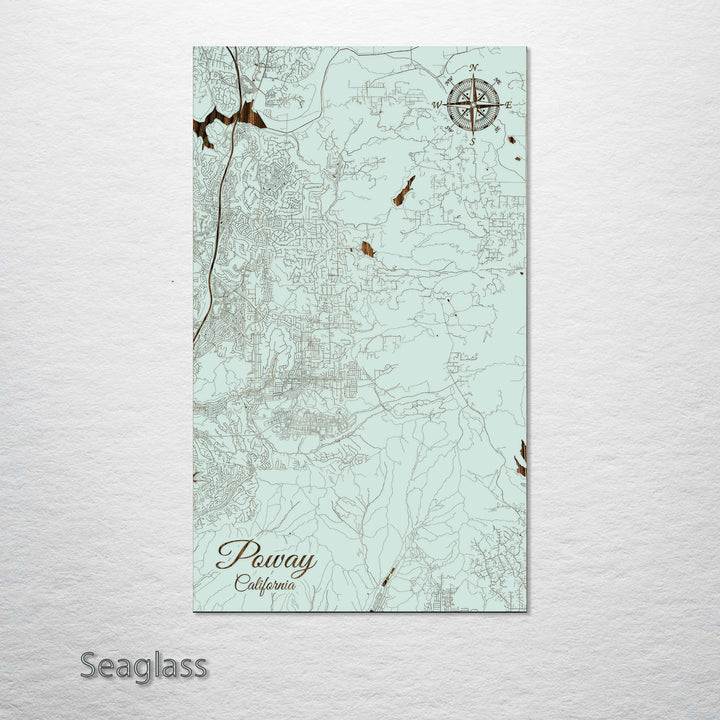 Poway, California Street Map