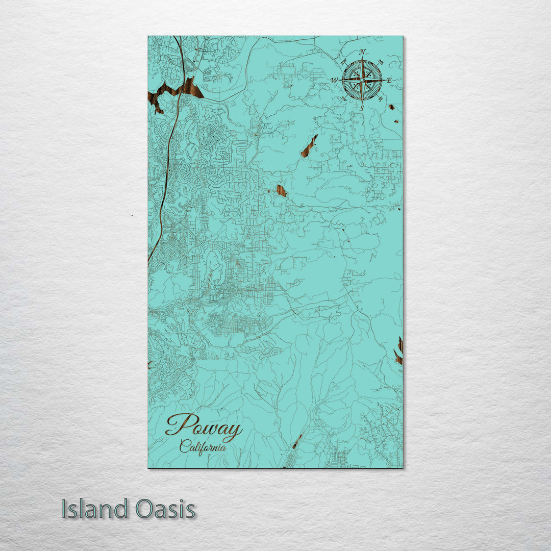 Poway, California Street Map