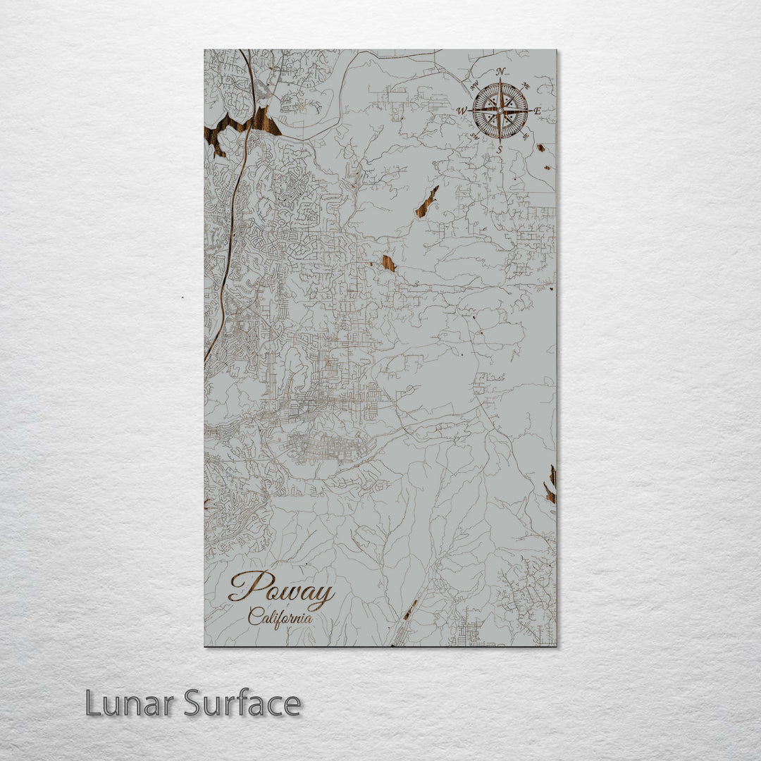 Poway, California Street Map