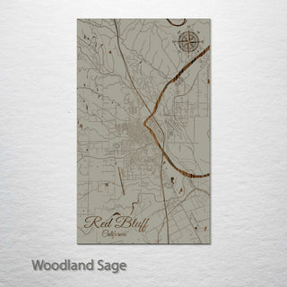 Red Bluff, California Street Map