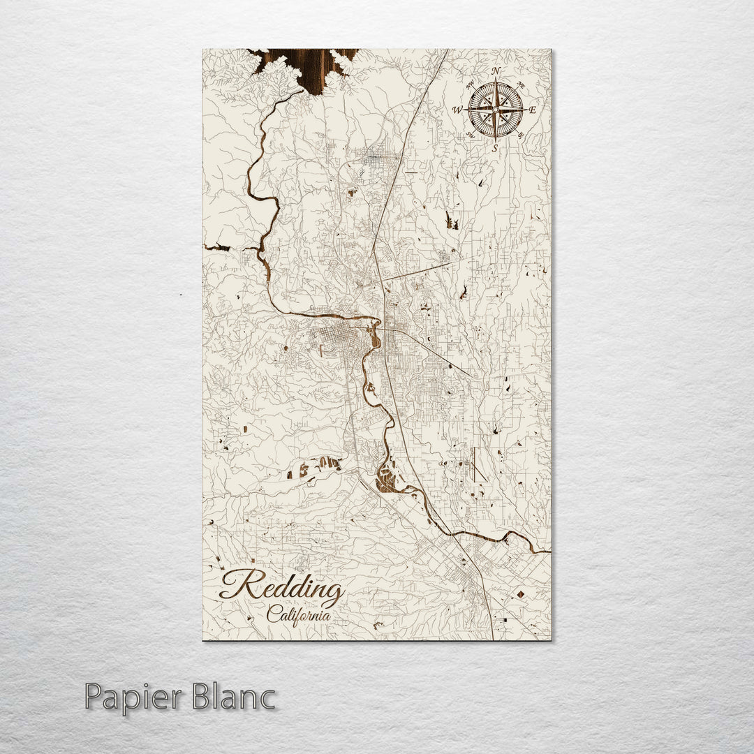 Redding, California Street Map