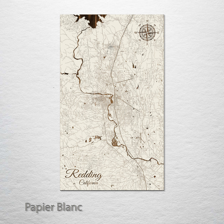 Redding, California Street Map