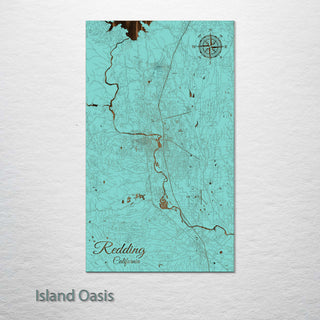 Redding, California Street Map