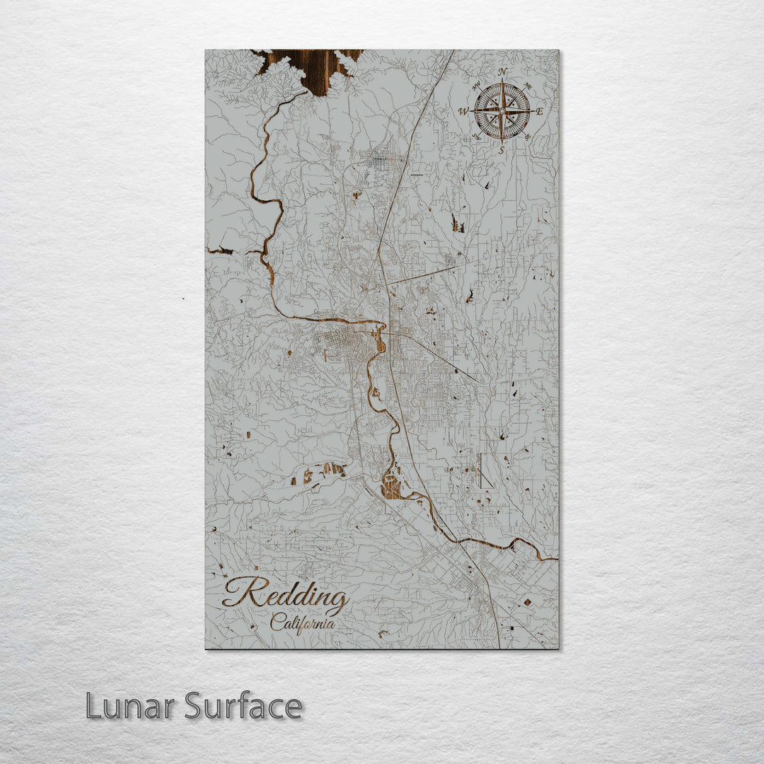 Redding, California Street Map