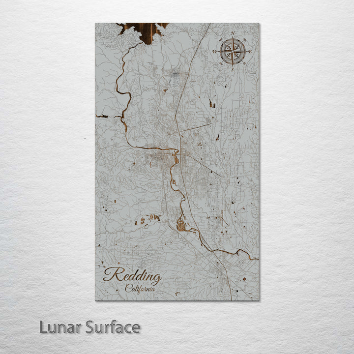 Redding, California Street Map