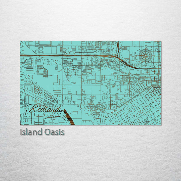 Redlands, California Street Map