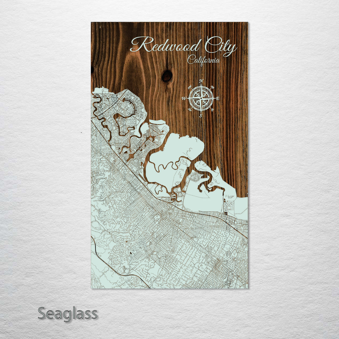 Redwood City, California Street Map