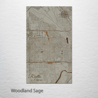 Rialto, California Street Map